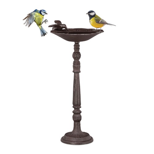 Vogeltränke gusseisen blumen - vogeltränke,