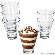 YPSI 6x Dessertgläser Glas