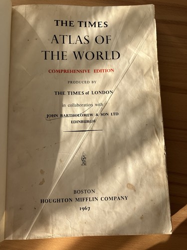 Times atlas the world - atlas,