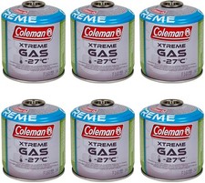 6x Coleman Wintergas C300