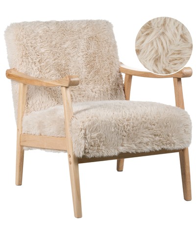 Sessel webpelz hellbeige - webpelz, mit