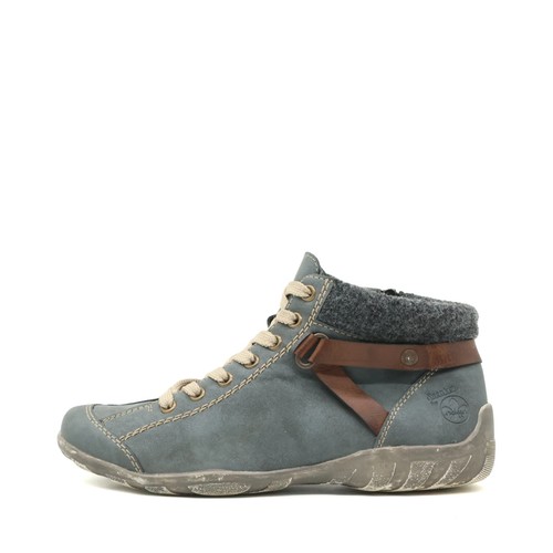 Rieker damen stiefel grau - stiefel,