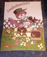 Wolldecke Decke Sandmännchen West Kolter 1981