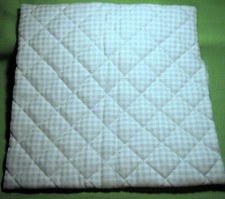 Stuhlkissenhüllen für Bauernstube o. Gartenstühle grau/weiß-24 St.-40x40 cm NEU