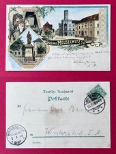 Litho AK MEUSELWITZ 1900
