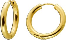 Creolen 21mm Gelbgold 333 8K