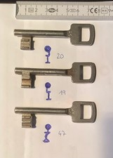 Zimmertür Schlüssel, Buntbartschlüssel, je Stück