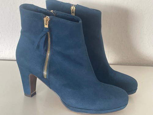 Tamaris stiefelette petrol - tamaris,