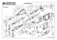 Eibenstock Ersatzteile für ETN 162/3 Diamant-Nass-Trocken-Kernbohrmaschine