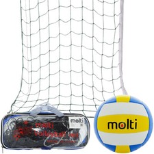 Set Volleyball Ball + Volleyballnetz + Tragetasche Freizeit Beach Indoor Outdoor