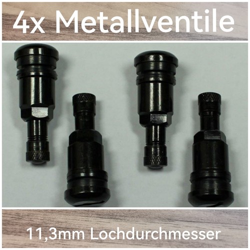 Metallventile schwarz kurze - metallventile,