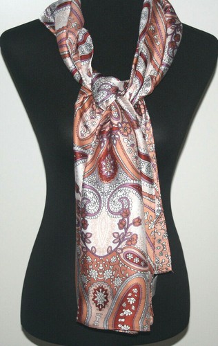 Edler satin schal paisley - edler, satin-schal