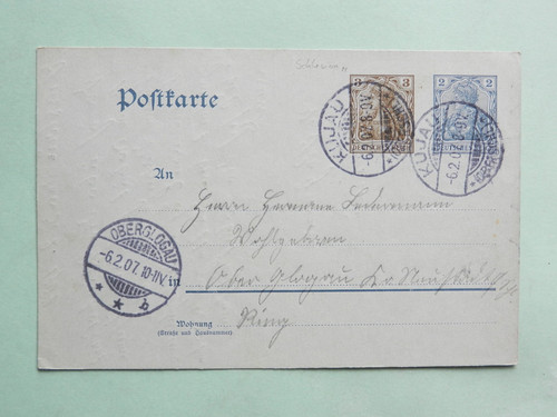 Reich germania ganzsache - germania,