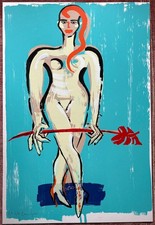 Elvira Bach ***Frau mit