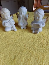 Engel - 3 musizierende Engel - Weiß/ Gold
