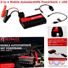2-in-1 Mobile Autostarthilfe Powerbank Jumpstarter Starthilfe LED Blinkfunktion