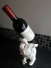 Flaschenhalter dicker Koch Weinflaschenhalter Dekofigur Küche weiss, gebraucht
