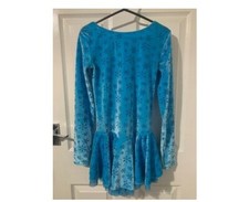 Mondor blau funkelnde Figur Schlittschuhkleid zweimal getragen