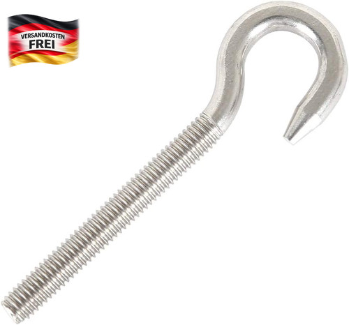 Edelstahl haken schraube - haken, 113mm
