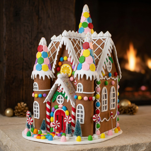 Led lebkuchenhaus 42cm - xl,
