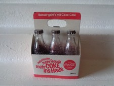 6 alte Coca Cola Glasflaschen