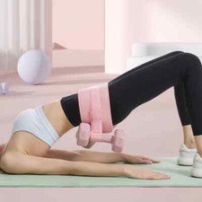 Nylon Chloropren Gummi Hantel Booty Gürtel schwarz Gürtel-Hüfte Heimtraining