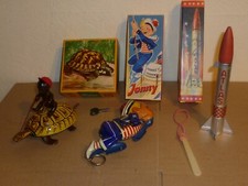 Nachlass vieles altes Blechspielzeug Lehmann unbespielt /OVP Susi, Jonny , Atlas