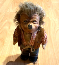 Original Steiff Figur Mecki, ohne Knopf und/oder Steiff-Fahne  ca. 18 cm