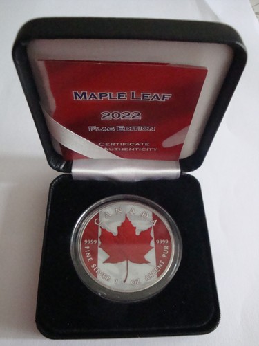 Silbermünze maple leaf - 1, oz,maple