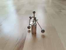 Ewig Fahrender Skifahrer Metall Dekoration Figur Interessant