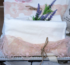 Weißwäsche - 2 LAKEN - Antik