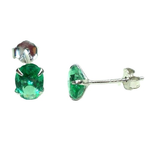 Ohrstecker turmalin grüner - ohrstecker,