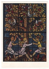 Stained glass window for an