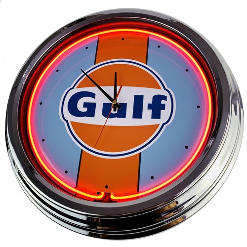 0302 wanduhr gulf racing - n-0302, "gulf
