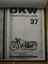 Bedienungsanleitung /Ersatzteilliste DKW KM 200 - Luxus,43 Seiten,gebraucht