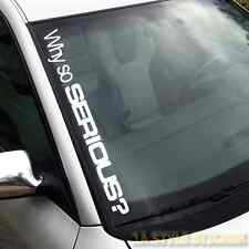 WHY SO SERIOUS  Aufkleber