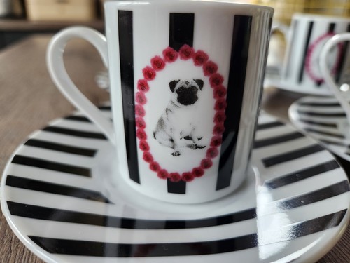 Espresso tassen mops - 4,