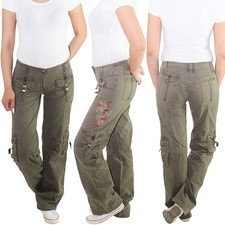 Damen Cargohose Baggy Cargo