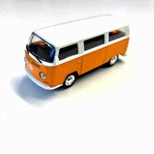 MAISTO Volkswagen Bus orange weiss Modell Maßstab: 1:40 Miniatur Van Bulli T1 VW