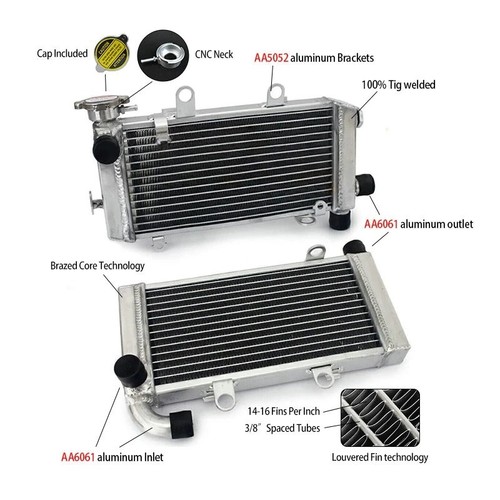 Aluminum radiator for - aluminum,