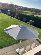 Dedon / Tuuci Sonnenschirm Outdoor silber 6eckig Listenpreis 2.200,00€