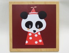 ferm LIVING Panda HOLZ BILD Darling Clementine DESIGN DÄNEMARK Illums Bolighus