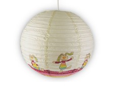 Papier Lampenschirm bunt für