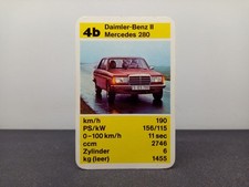 Quartett Einzelkarte Mercedes