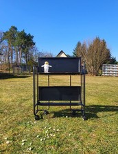 Mid Century Servierwagen/Teewagen  schwarze Farbe