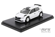 Skoda Fabia RS Rally2 Rallye Plain Body Schotter Gravel Version 1:43 Abrex 606