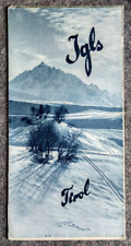 Igls Tirol Seilschwebebahn Patscherkofel FIS 1933 Reiseprospekt