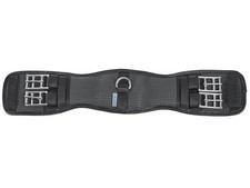 Busse Sattelgurt Dressurgurt Kurzgurt Vinyl-Gel elastisch schwarz 60 cm anatomis