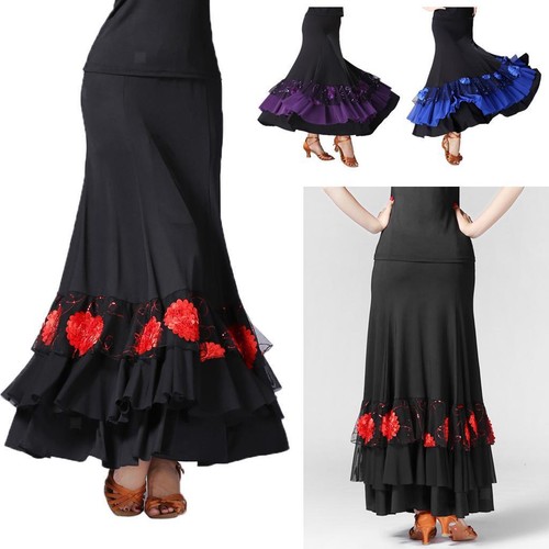Langer flamenco tanzrock - langer,