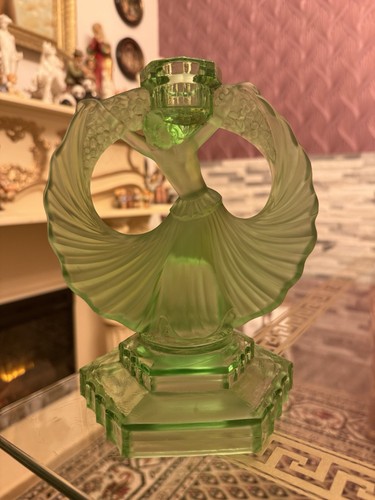 Uranglas art deco - uranglas,